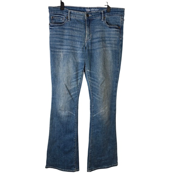 Gap Baby Boot Jeans Womens Size 10/30R Medium Wash Denim Bootcut - Picture 1 of 4